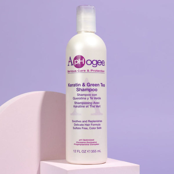 Shampooing avec Kératine et Thé Vert