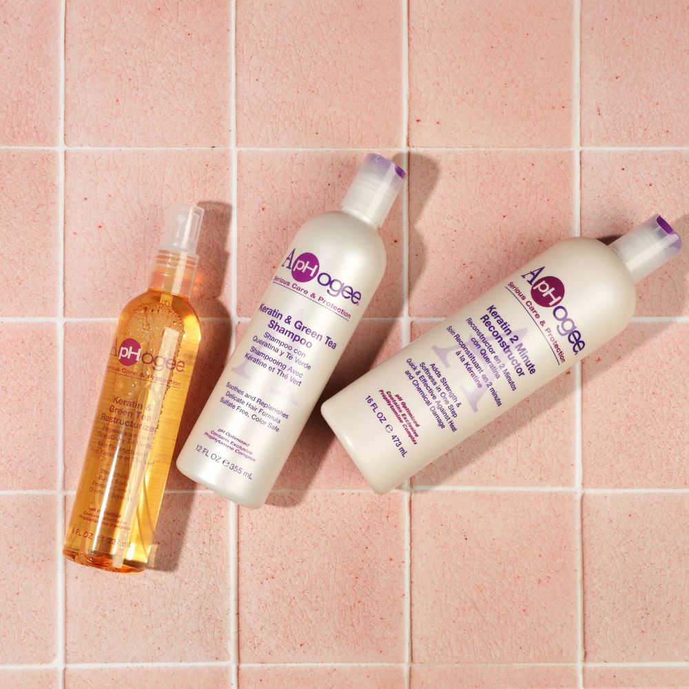 Shampooing avec Kératine et Thé Vert