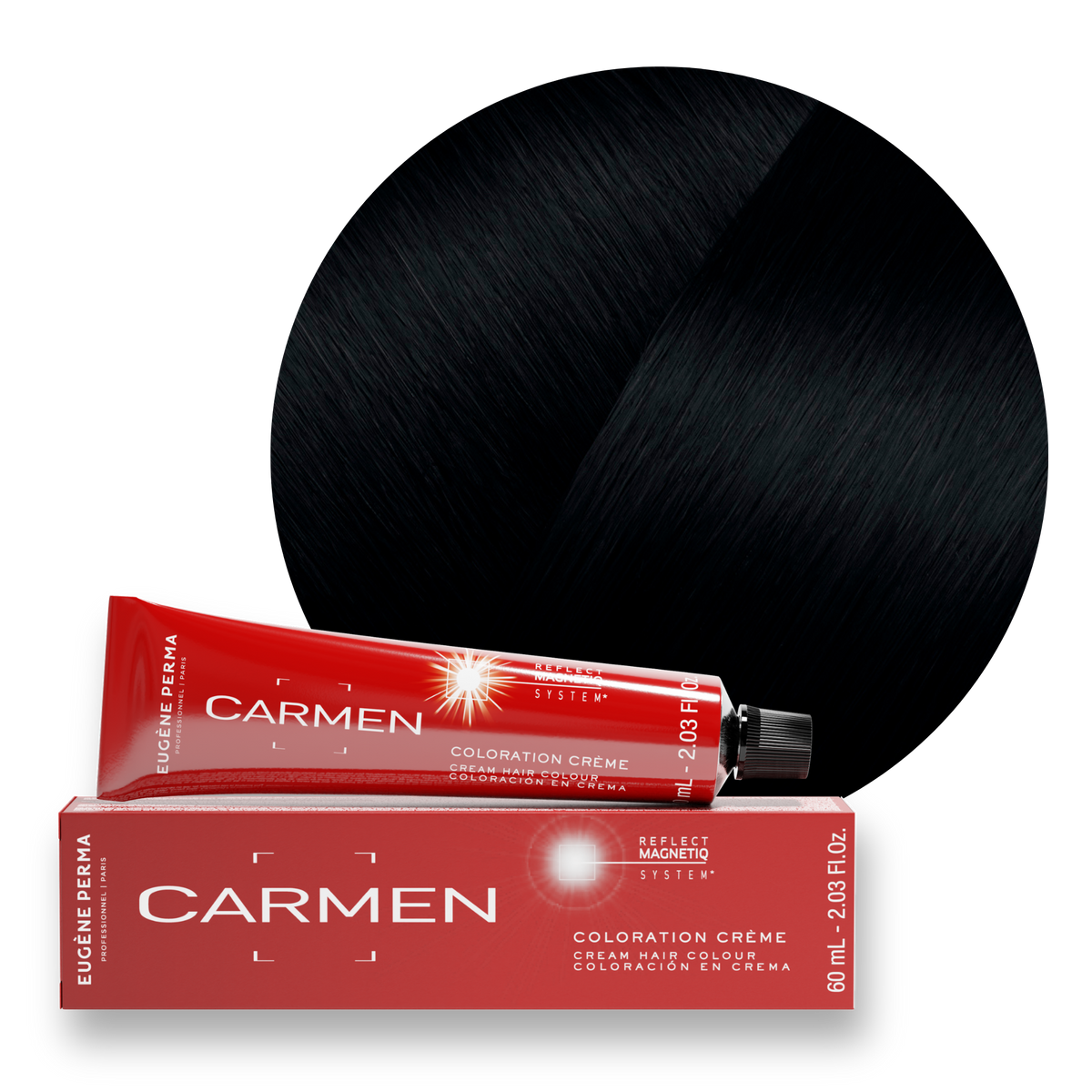 Les Naturels - Crèmes Colorantes 1*0 - Noir
