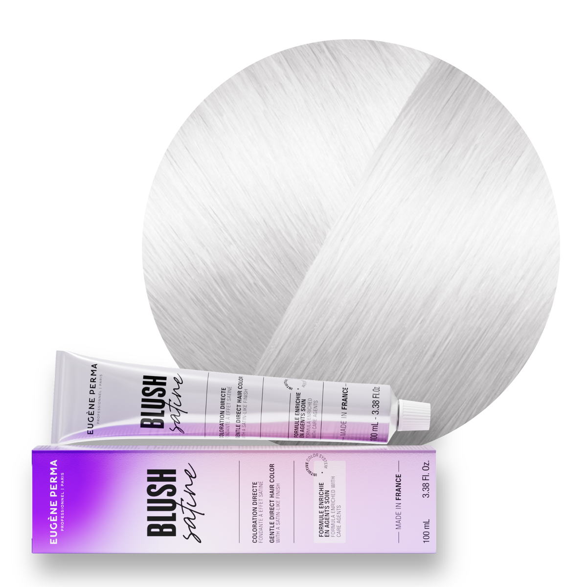 Blush Satine Argent Blanc