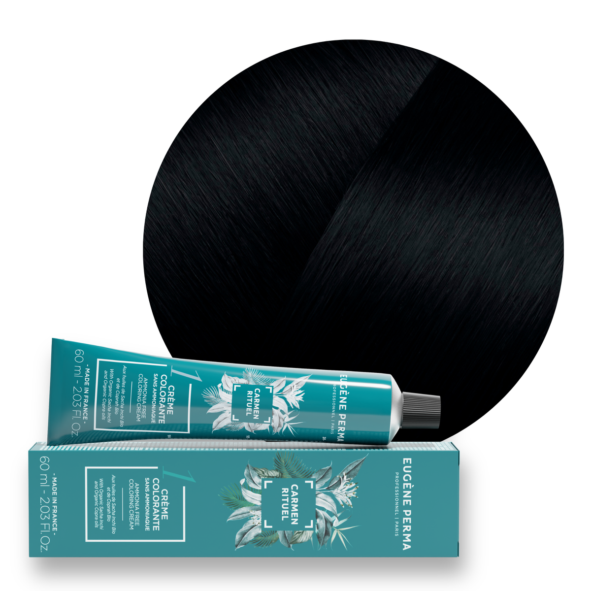 Les Naturels - Crèmes Colorantes 1*0 - Noir