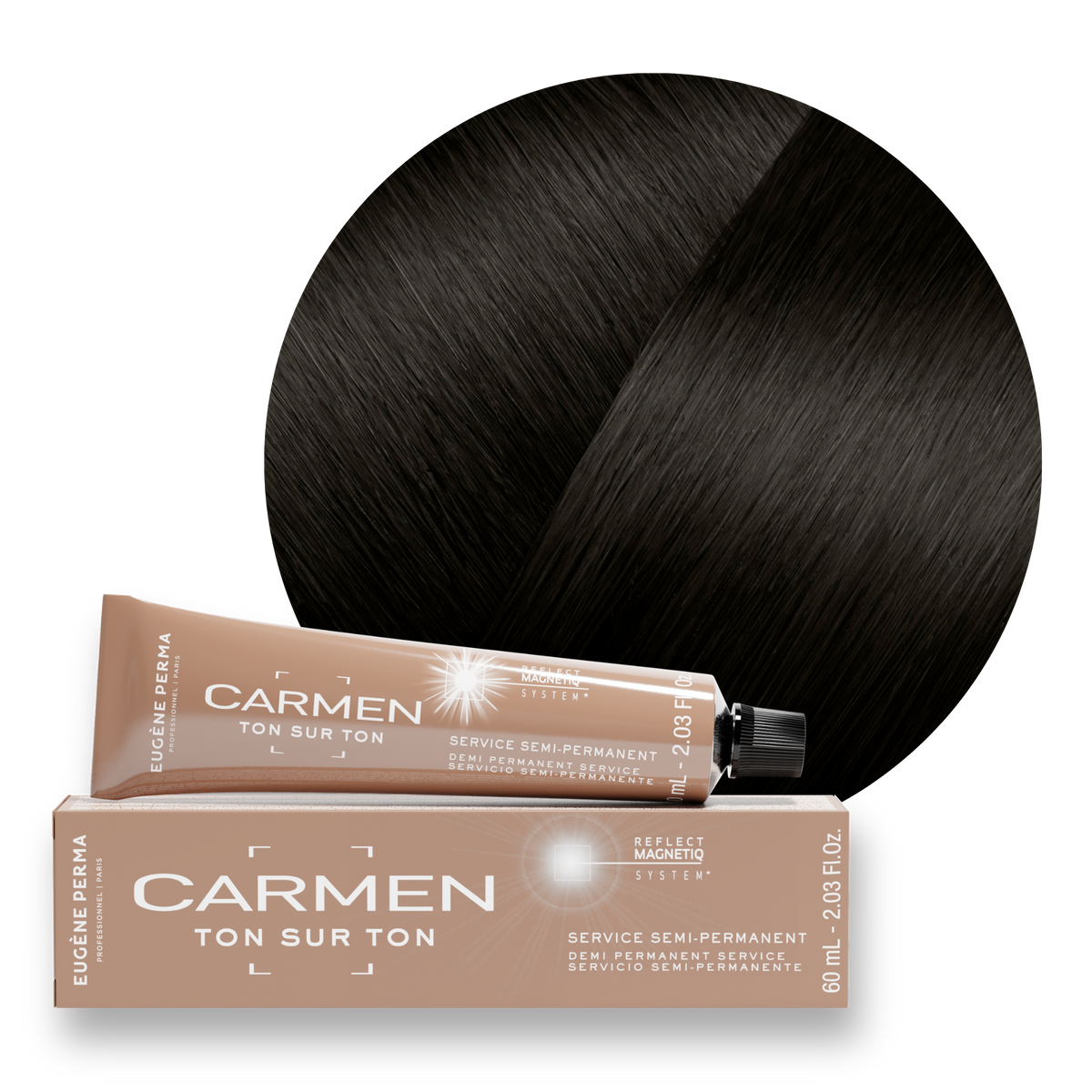 Les Naturels  - Crèmes Colorantes 4*0 - Châtain