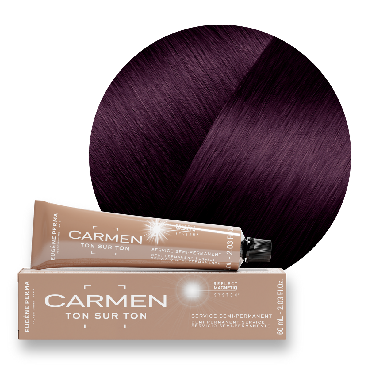Les Irisés  - Crèmes Colorantes 4*20 - Cassis