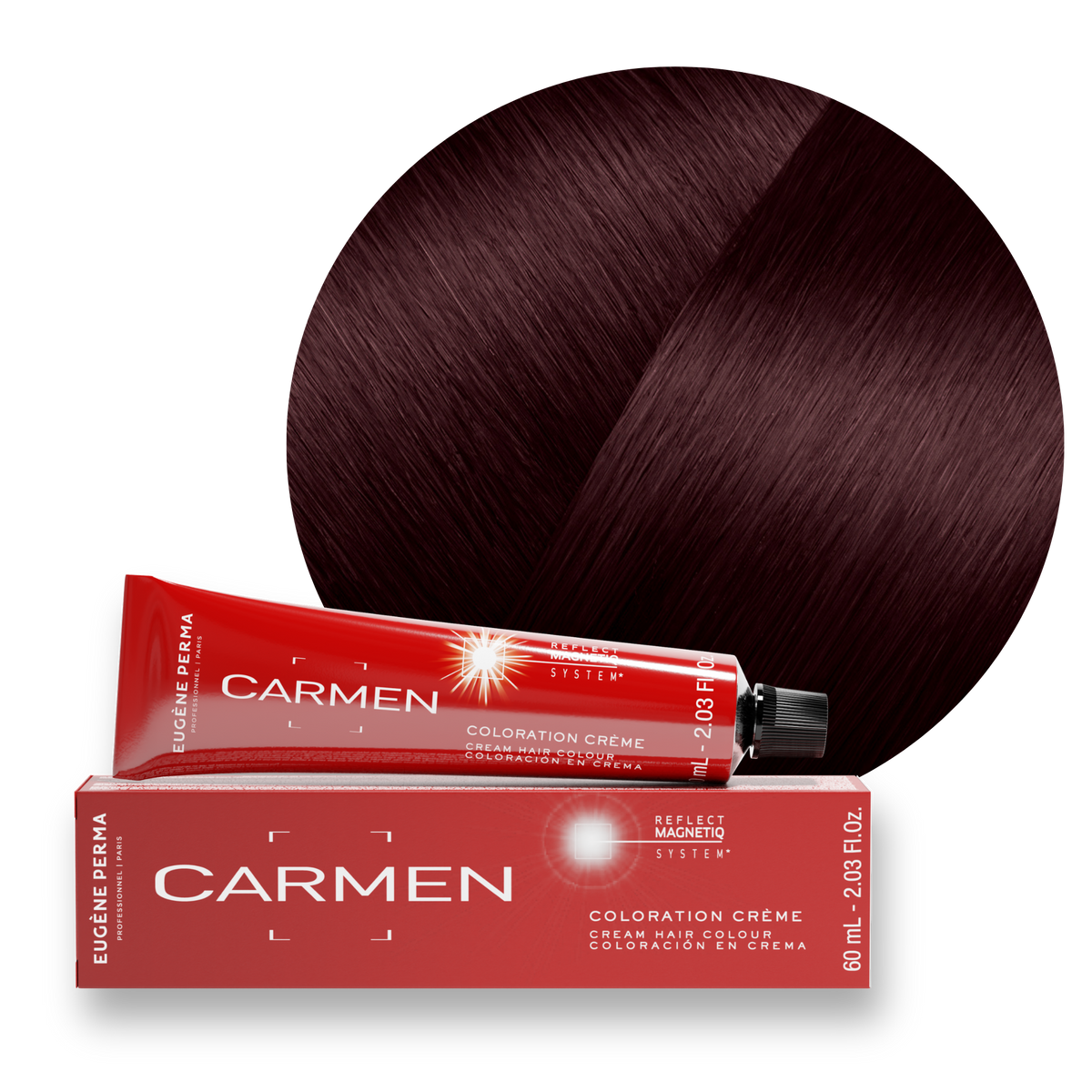 Les Rouges - Crèmes Colorantes 4*6 - Châtain rouge