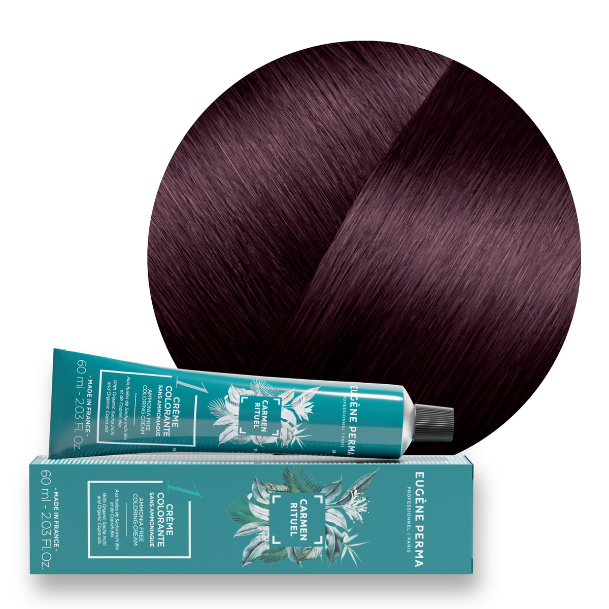 Les Irisés - Crèmes Colorantes 5*20 - Châtain clair violine intense