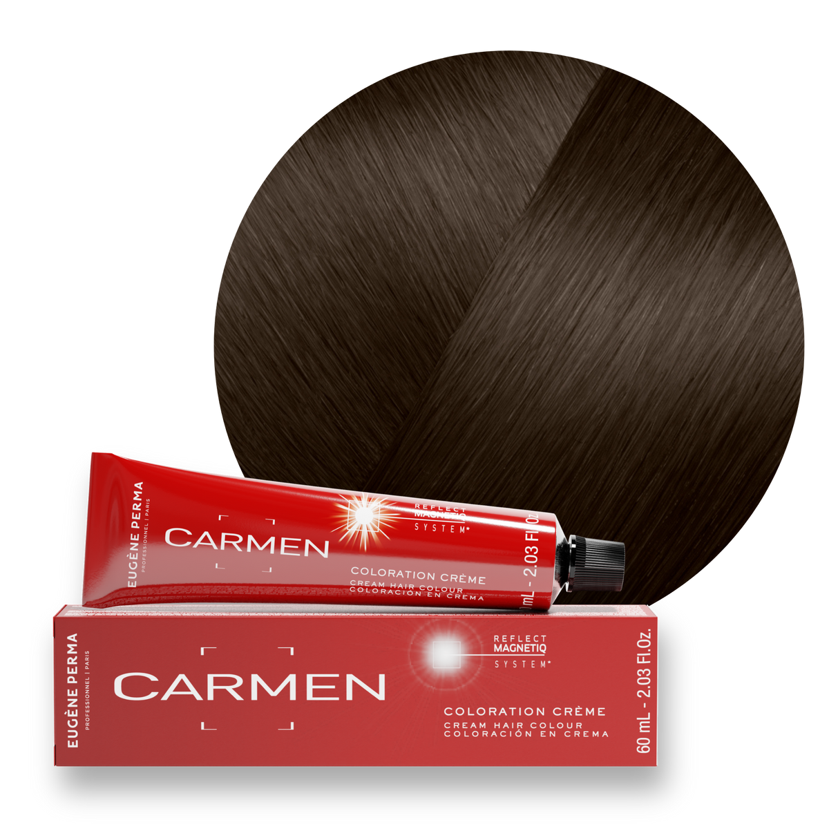 Les Cendrés - Crèmes Colorantes 5*12 - Châtain clair cendré irisé