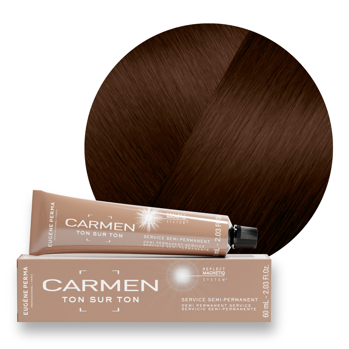 Les Cuivrés  - Crèmes Colorantes 5*42 - Acajou
