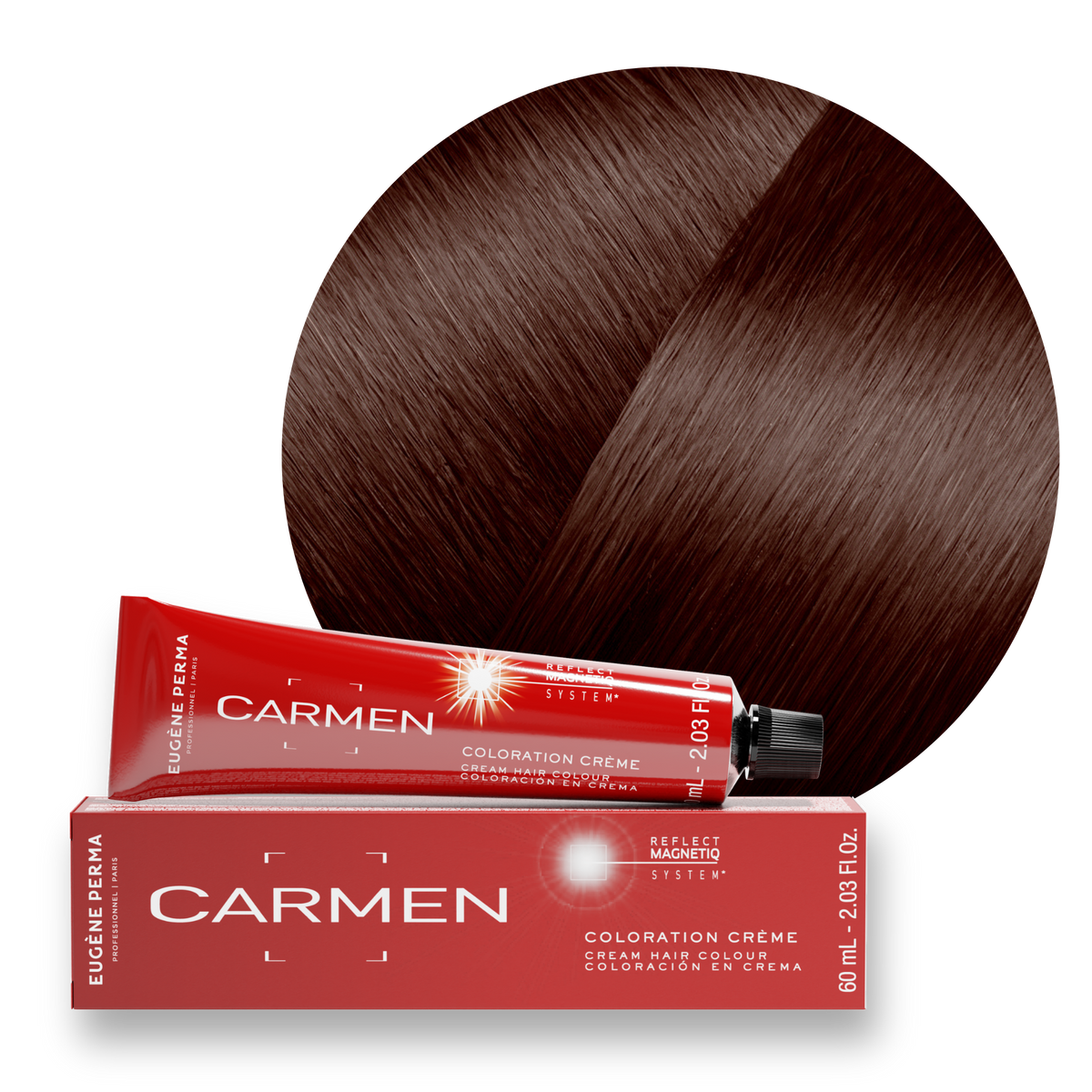 Les Cuivrés - Crèmes Colorantes 5*46 - Châtain clair cuivré rouge