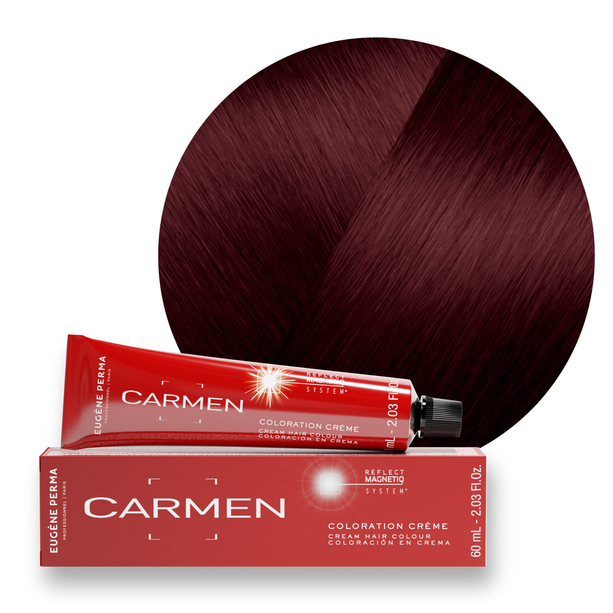 Les Rouges - Crèmes Colorantes 5*6 - Châtain clair rouge