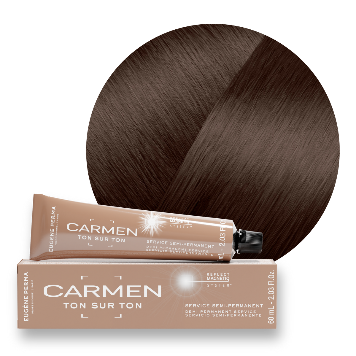 Les Mokas  - Crèmes Colorantes 5*8 - Châtain clair moka