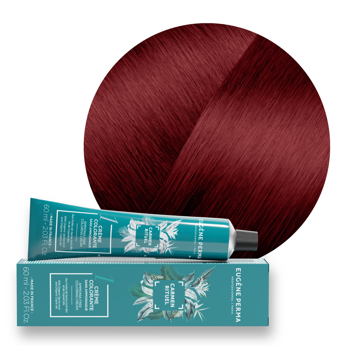 Les Rouges - Crèmes Colorantes 6*60 - Blond foncé rouge intense