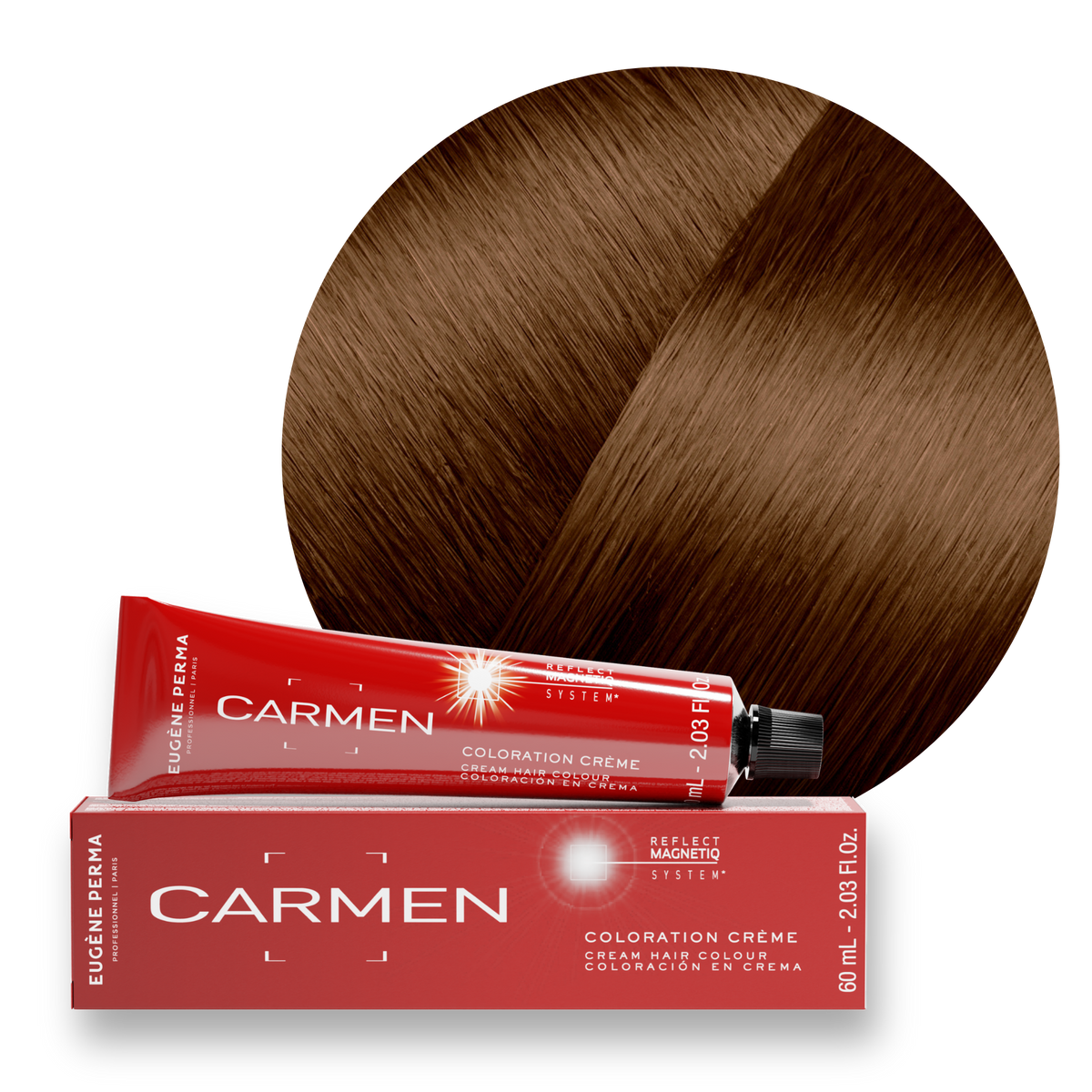 Les Cuivrés - Crèmes Colorantes 6*43 - Blond foncé cuivré doré