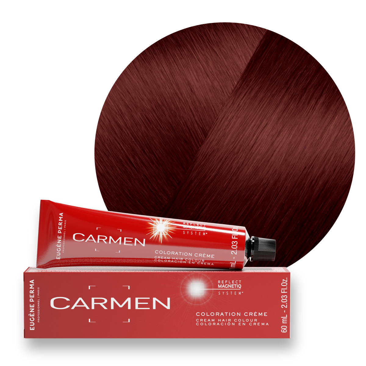 Les Rouges - Crèmes Colorantes 6*6 - Blond foncé rouge