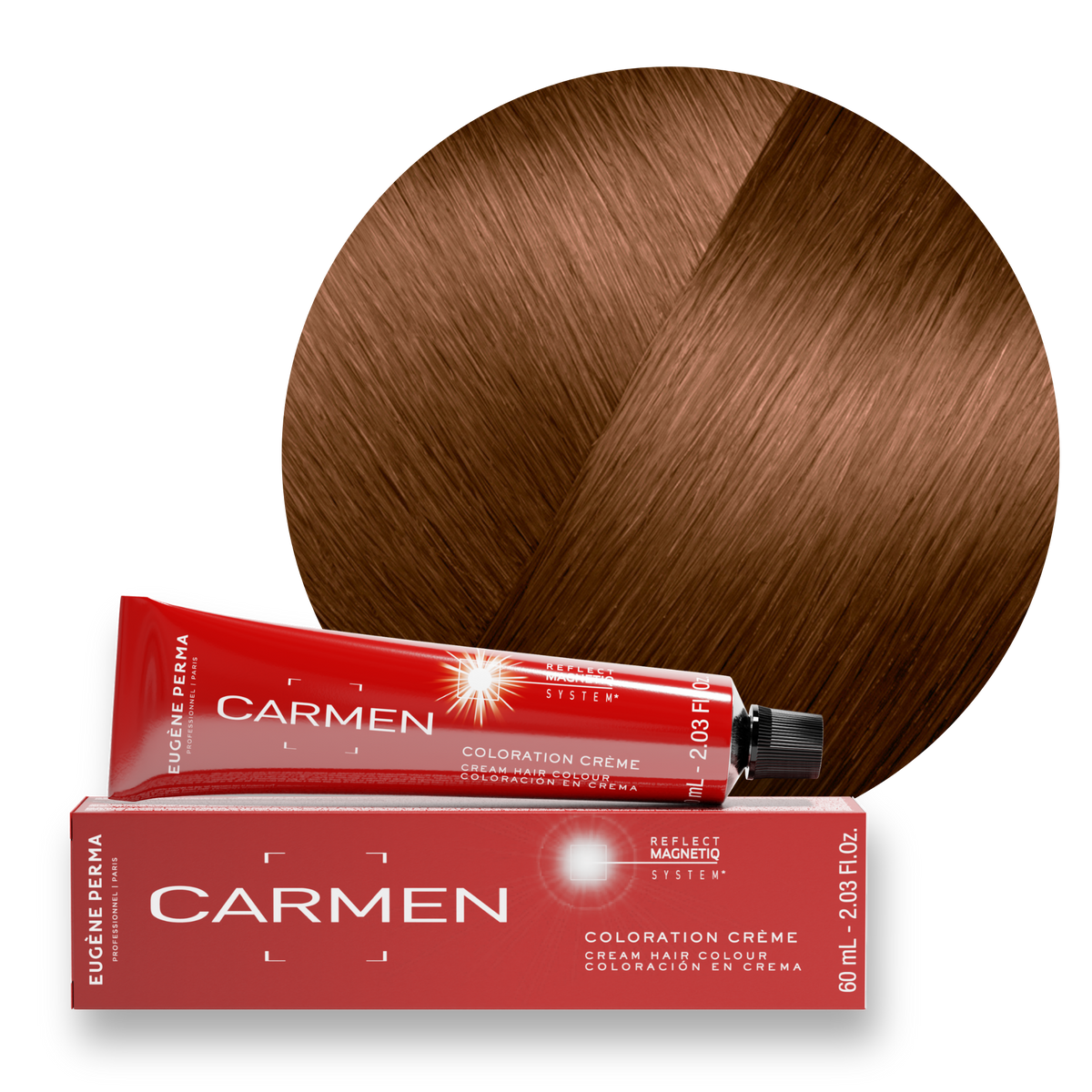 Les Cuivrés - Crèmes Colorantes 7*43 - Blond cuivré doré