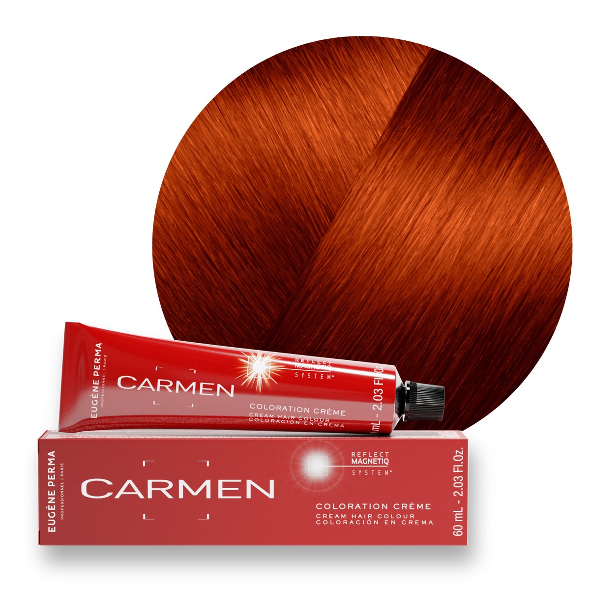 Les Cuivrés - Crèmes Colorantes 7*46 - Blond cuivré rouge