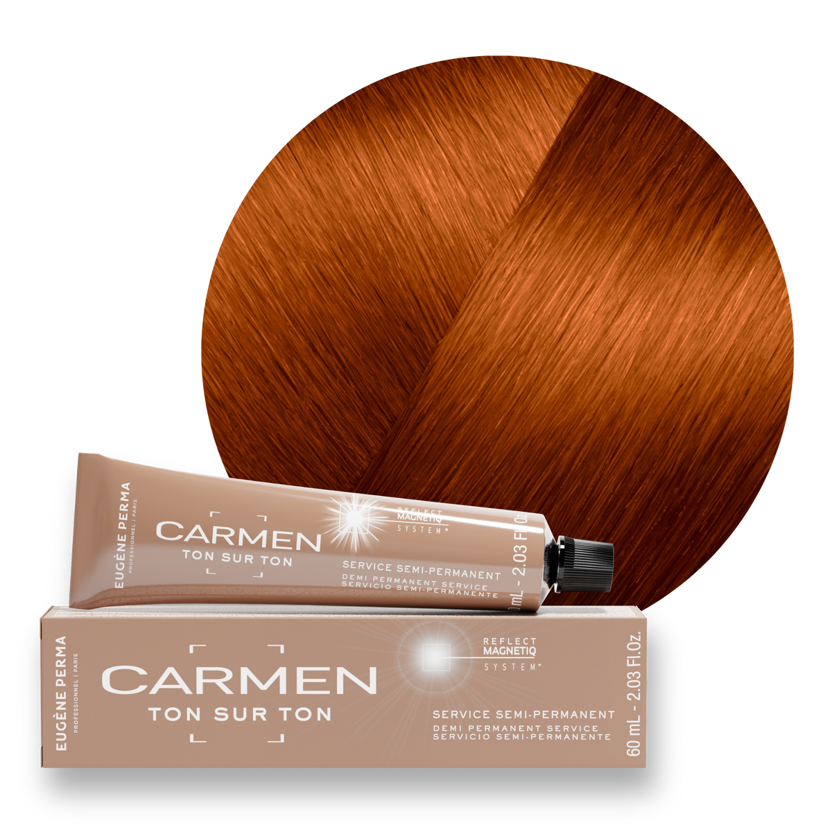 Les Cuivrés  - Crèmes Colorantes 7*4 - Blond cuivré