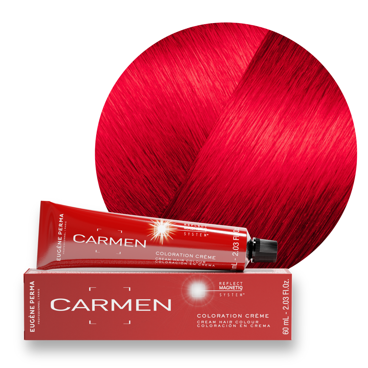 Les Couleurs Créatives - Crèmes Colorantes CC60 - Rouge magnétique