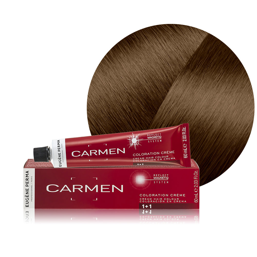 Coloration Crème Carmen Rituel Eugene Perma – 6*4 Blond Foncé Cuivré, 60 Ml, Neuve