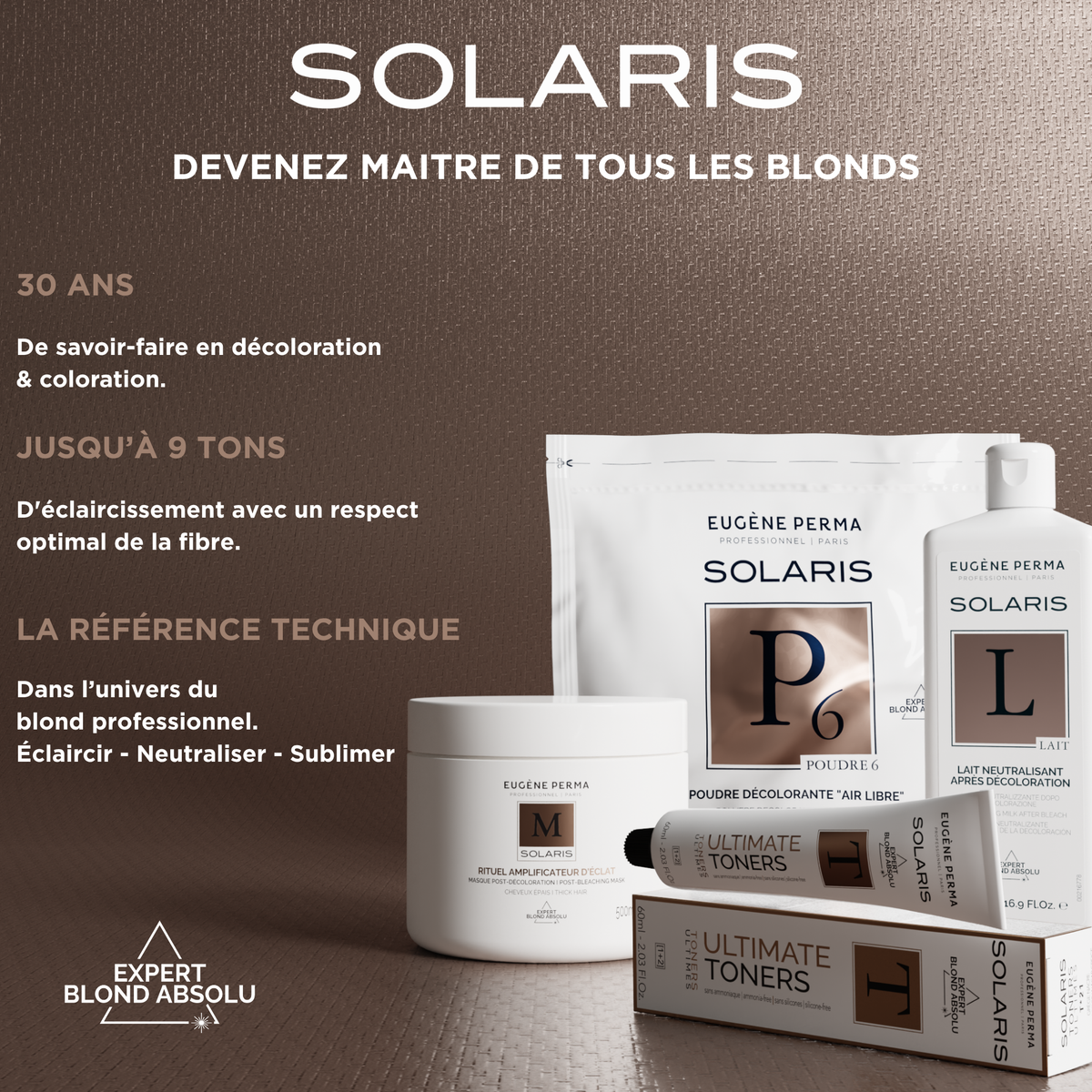 Masque post-décoloration pour cheveux fins
